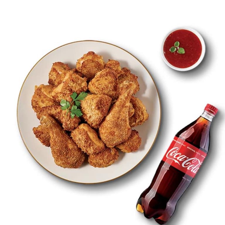 [굽네치킨]오븐바사삭+콜라1.25L